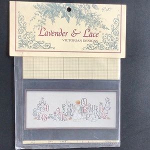 Lavender & Lace vintage pattern